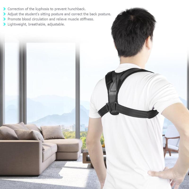 Brace Support Belt Adjustable Back Posture Corrector Clavicle Spine Back Shoulder Lumbar Posture Correction